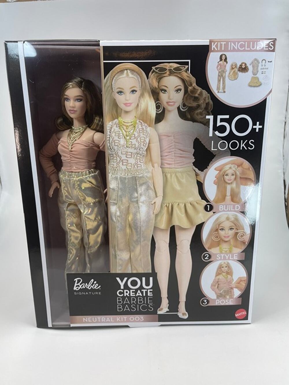 Barbie Signature YOU CREATE Barbie Basics Neutral Kit 003 JJX37 NIB